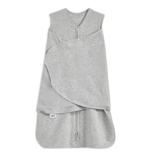 Halo 100% Cotton Swaddle TOG 1.5 - Heather Gray (Newborn) - 10758-HALO