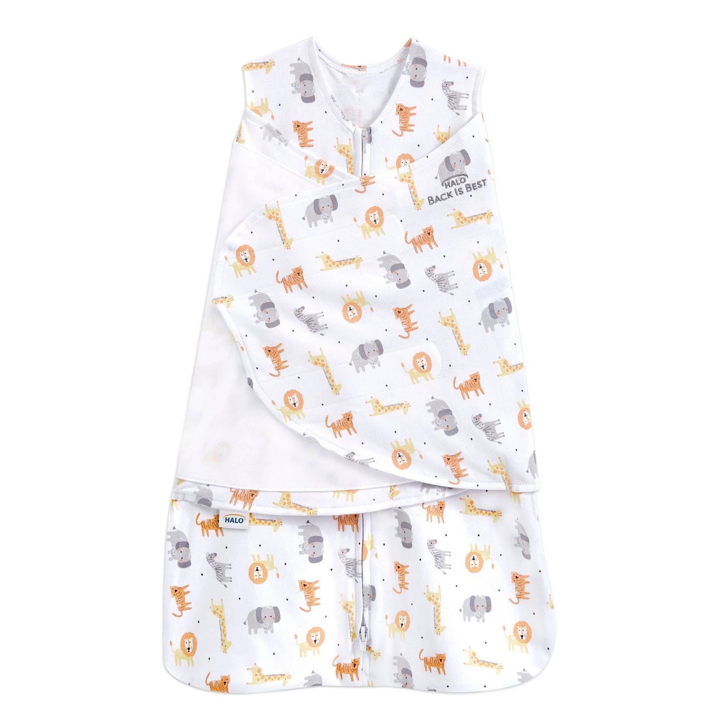 Halo 100% Cotton Swaddle TOG 1.5 - Jungle (Small) - 4547-HALO