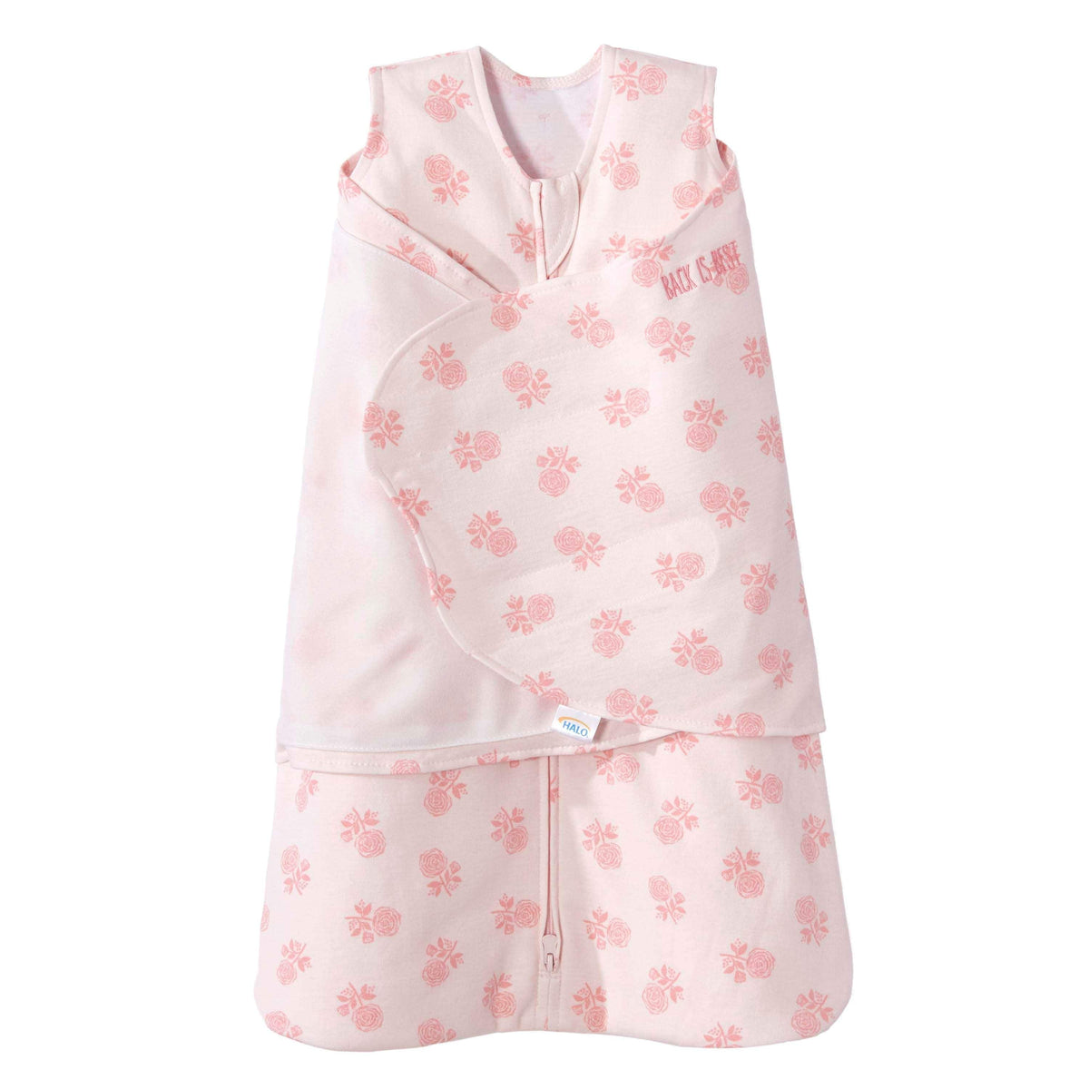 Halo 100% Cotton Swaddle TOG 1.5 - Rose Toss Blush (Newborn)