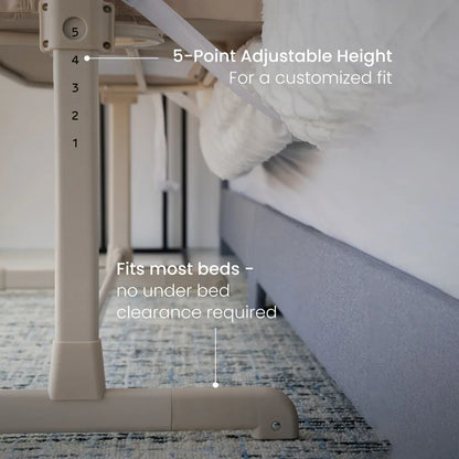 HALO 2-in-1 Bedside BassiNest Sleeper - Oat - 5243-HALO