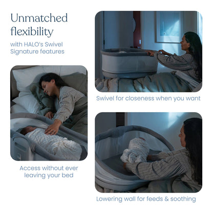 HALO BassiNest Connected Swivel Sleeper 3.0 Smart Bassinet - 4995-HALO