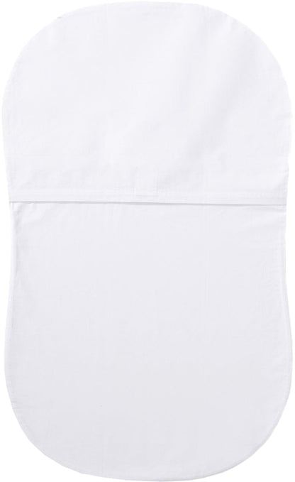 HALO Bassinest Fitted Sheet, Organic - White - 10724-HALO