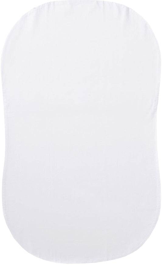 HALO Bassinest Fitted Sheet, Organic - White - 10724-HALO