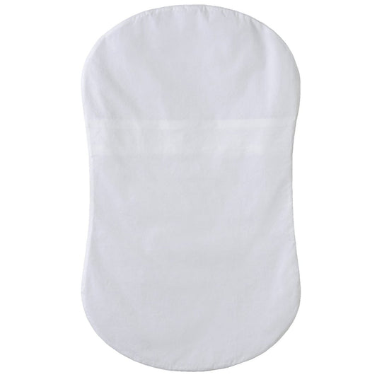 Halo Bassinest Fitted Sheet - White - 16-HALO