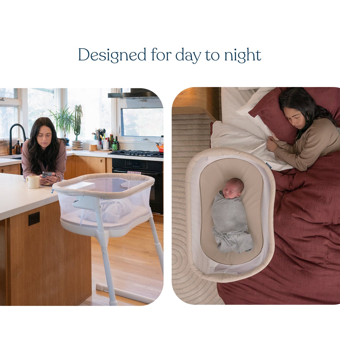 HALO BassiNest Lite Portable Bassinet - Oat - 5193-HALO