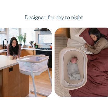 HALO BassiNest Lite Portable Bassinet - Oat - 5193-HALO