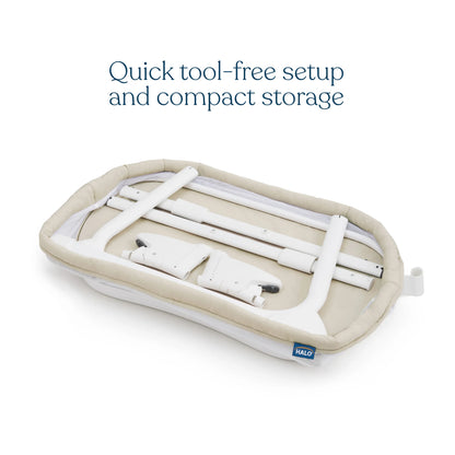 HALO BassiNest Lite Portable Bassinet - Oat - 5193-HALO