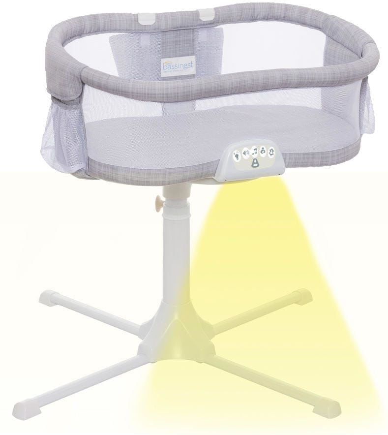 Halo Bassinest Luxe Plus Swivel Sleeper - Grey Melange - 3844
