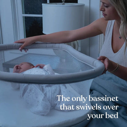 HALO BassiNest Soothing Swivel Sleeper 3.0 Bassinet - Grey - 4931-HALO