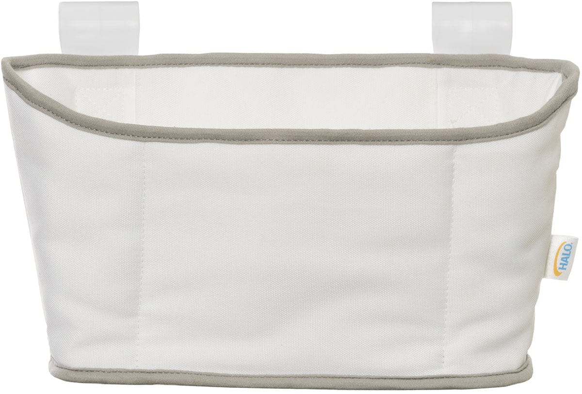 Halo Bassinest Storage Caddy - White with Grey Trim - 12427-HALO