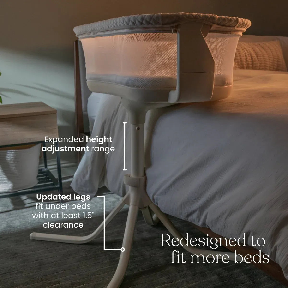 HALO BassiNest Swivel Sleeper 4.0 Air with Dreamweave Breathable Pad - Oat - 5271-HALO