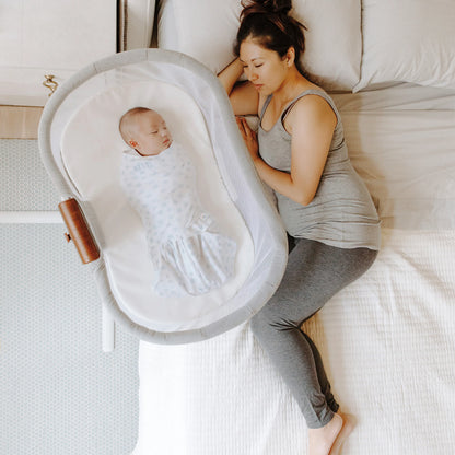 HALO BassiNest Swivel Sleeper 4.0 Air with Dreamweave Breathable Pad - Oat - 5271-HALO
