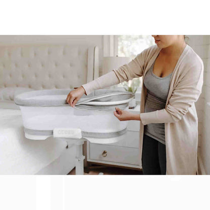 Halo Bassinest Swivel Sleeper Luxe Next Gen - Dove Gray Tweed - 4446-HALO