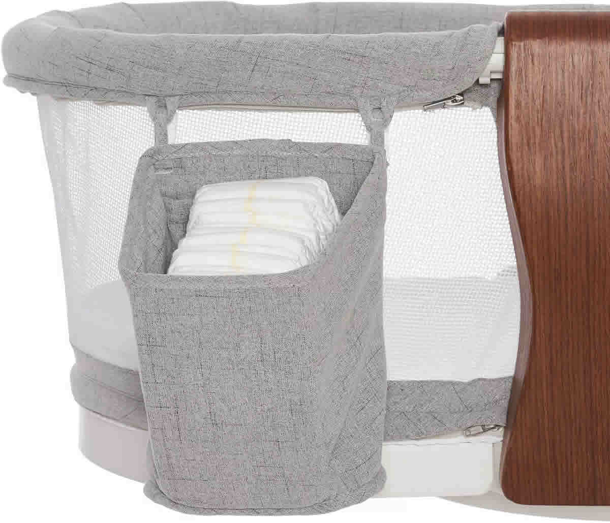 Halo Bassinest Swivel Sleeper Luxe Next Gen - Dove Gray Tweed - 4446-HALO