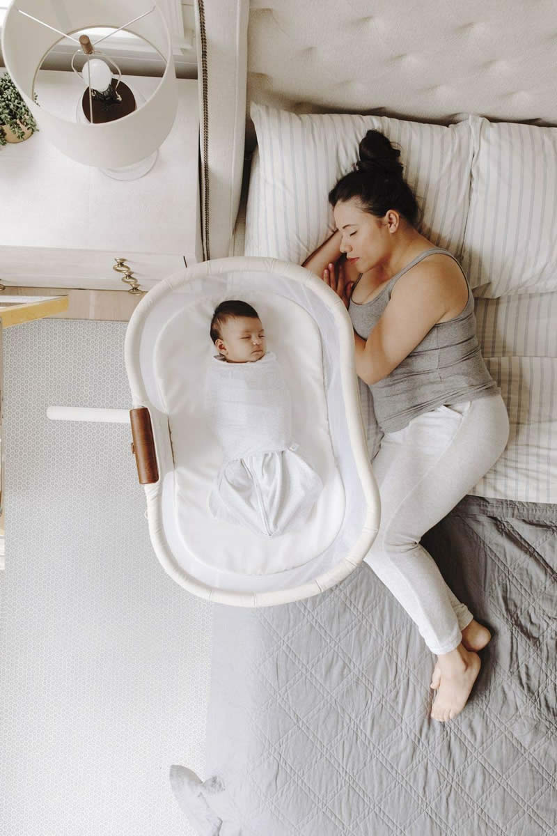 Halo Bassinest Swivel Sleeper Luxe Next Gen - Ivory Linen - 4447-HALO