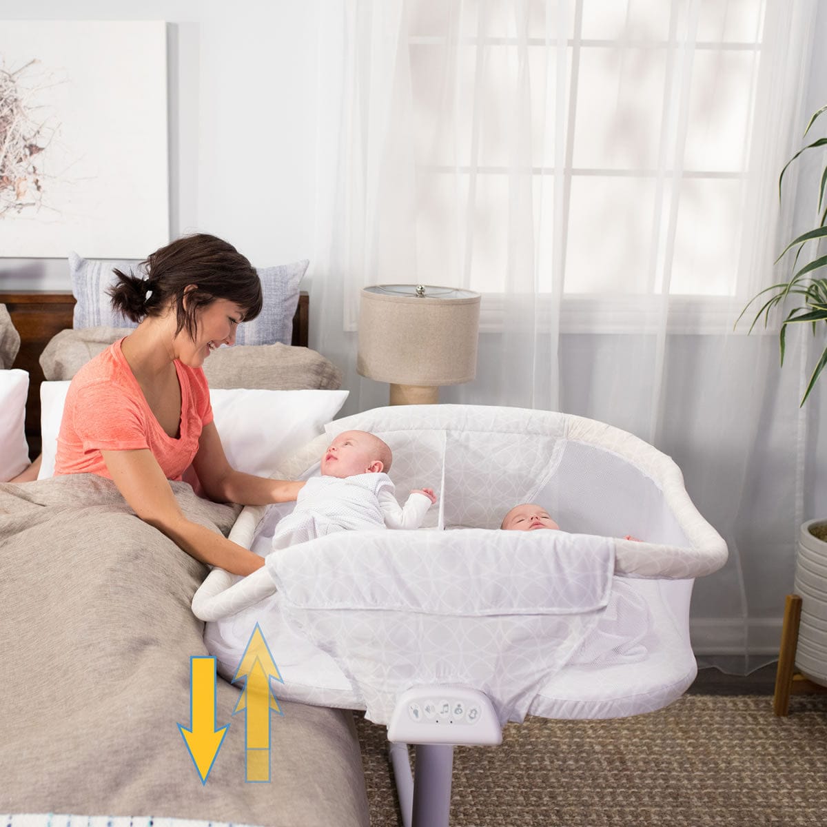 Halo Bassinest Twin Sleeper - Sand Circles - 3877-HALO