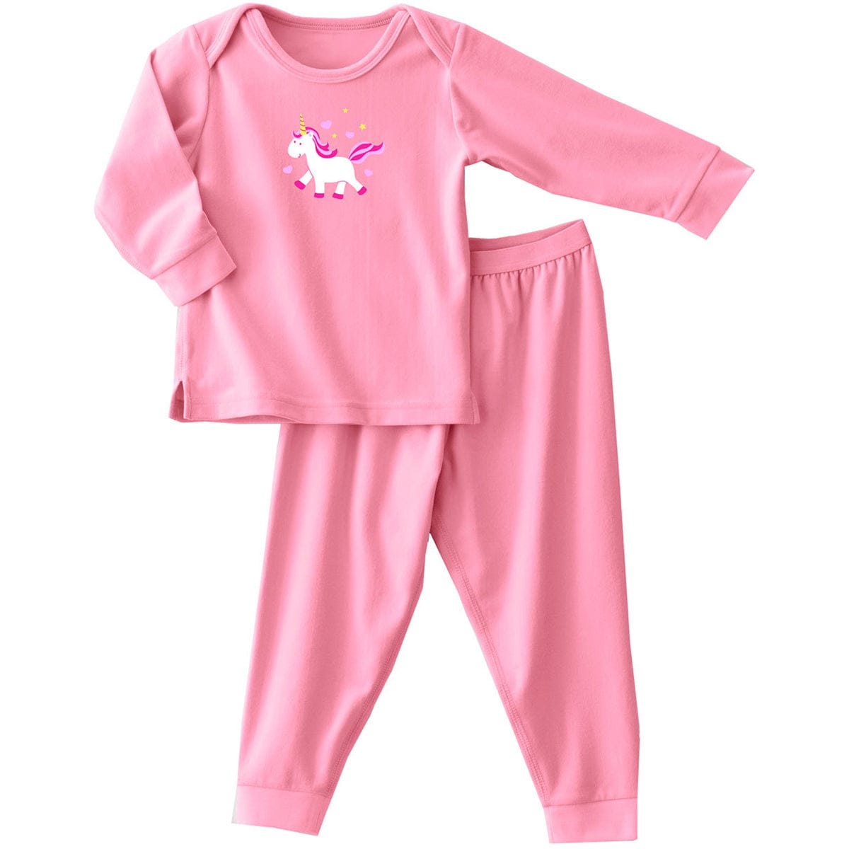 Halo ComfortLuxe Flannel Feel 2 Piece Set in Pink Unicorn - 3T - 2110-H