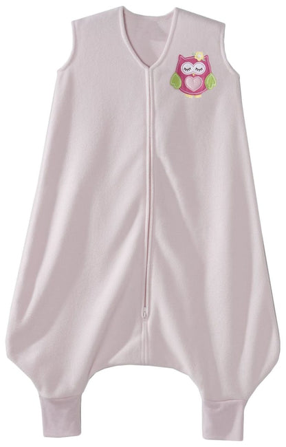 HALO SleepSack Early Walker, Micro-Fleece, Pink Owl, Large - 2800-HALO