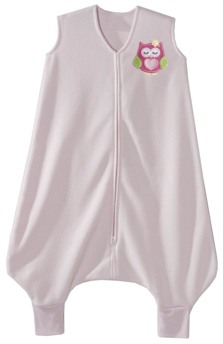 HALO SleepSack Early Walker, Micro-Fleece, Pink Owl, Medium - 2798-HALO
