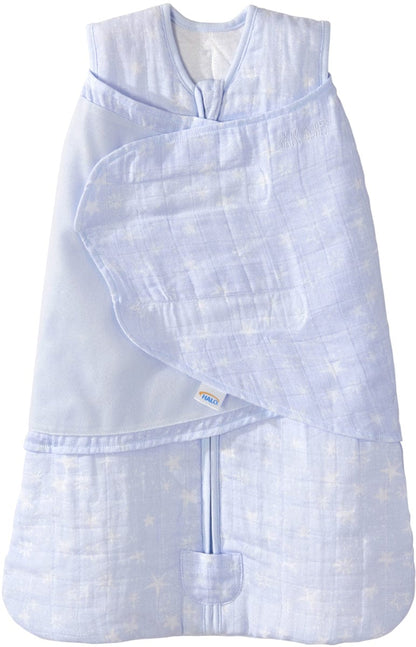 Halo SleepSack Quilted Muslin Swaddle - Constellation Blue (Small) - 4069-HALO