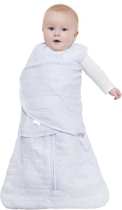 Halo SleepSack Quilted Muslin Swaddle - Constellation Blue (Small) - 4069-HALO