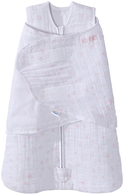 Halo SleepSack Quilted Muslin Swaddle - Constellation Pink (Small) - 4065-HALO