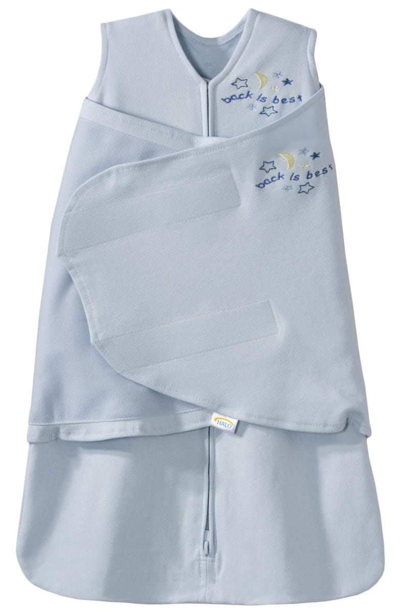 HALO SleepSack Swaddle, Baby Blue, Newborn - 971-HALO