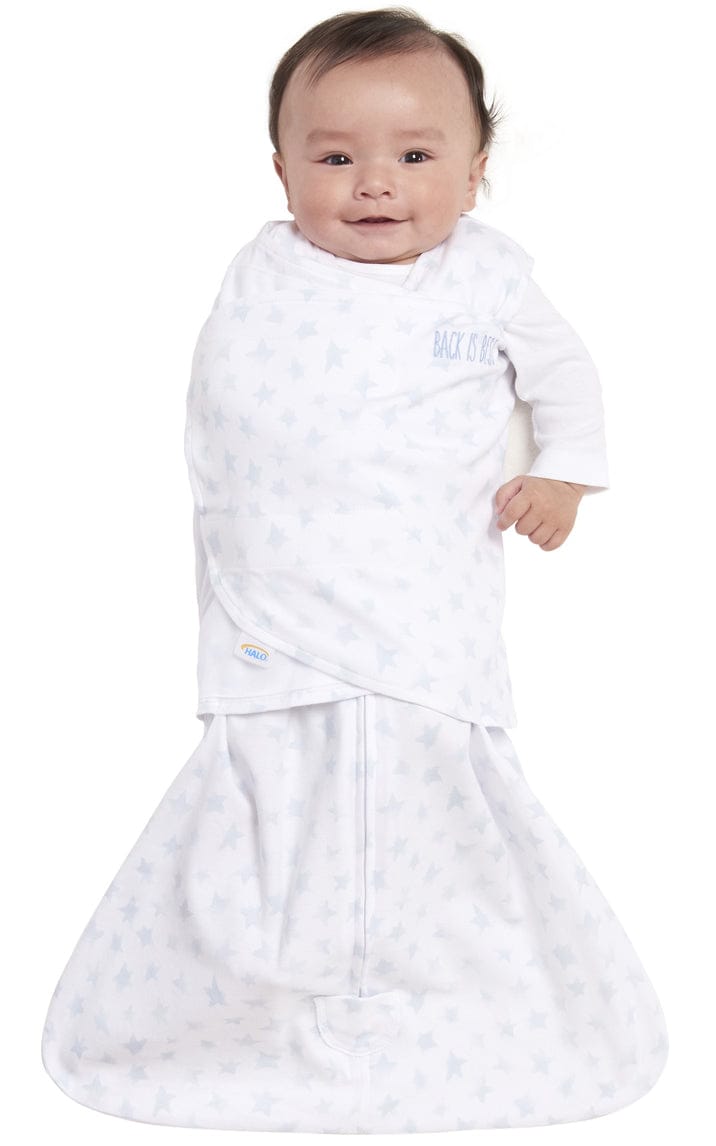 Halo SleepSack Swaddle - Twinkle Blue (Newborn)