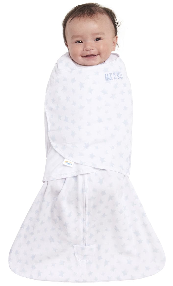Halo SleepSack Swaddle - Twinkle Blue (Newborn)