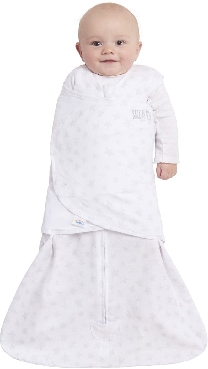 Halo SleepSack Swaddle - Twinkle Grey (Small)