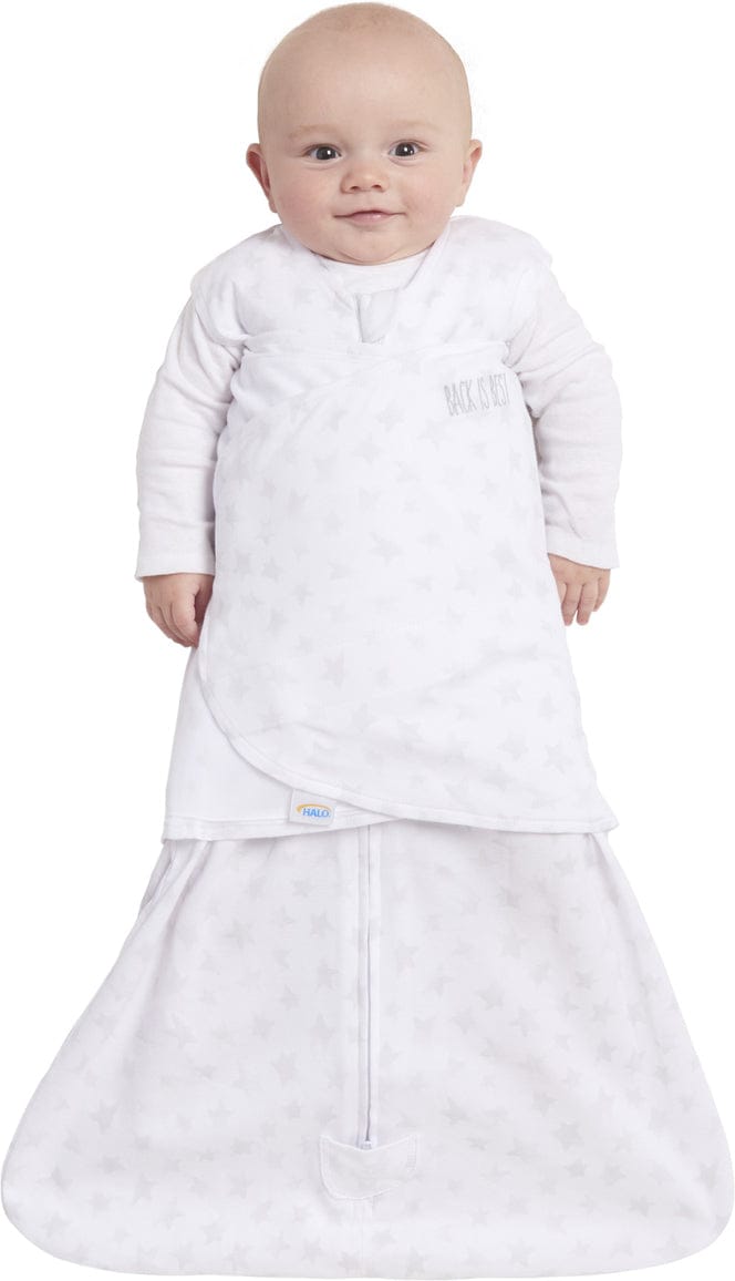 Halo SleepSack Swaddle - Twinkle Grey (Small)