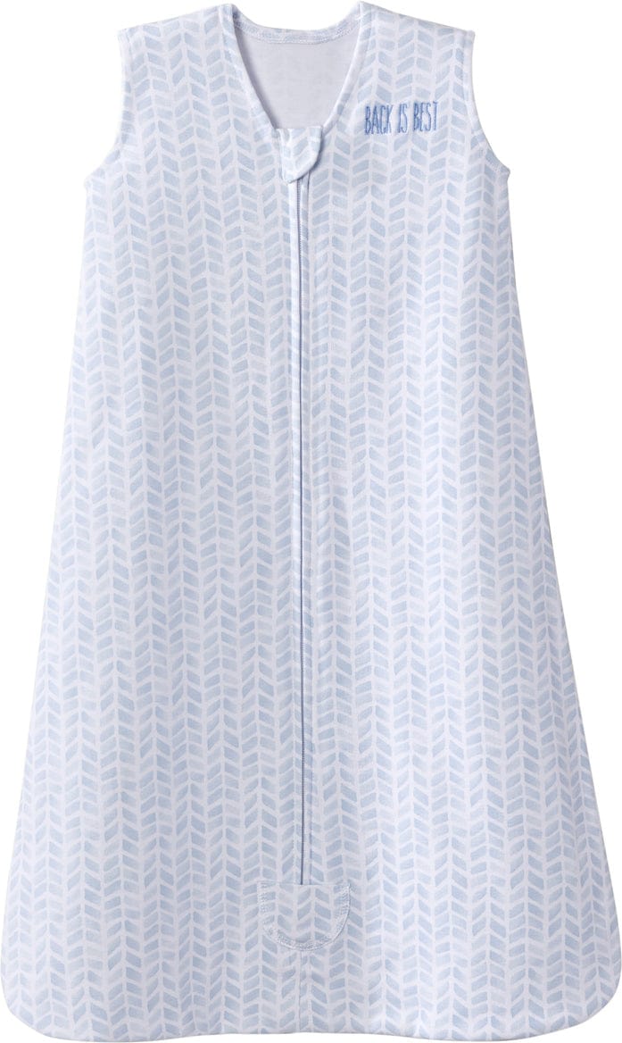 Halo SleepSack Wearable Blanket - Chevron Blue (Medium) - 13384-HALO