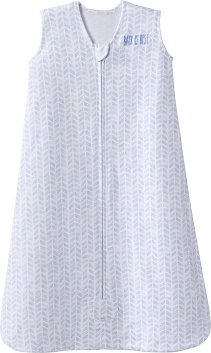 Halo SleepSack Wearable Blanket - Chevron Blue (Medium) - 13384-HALO