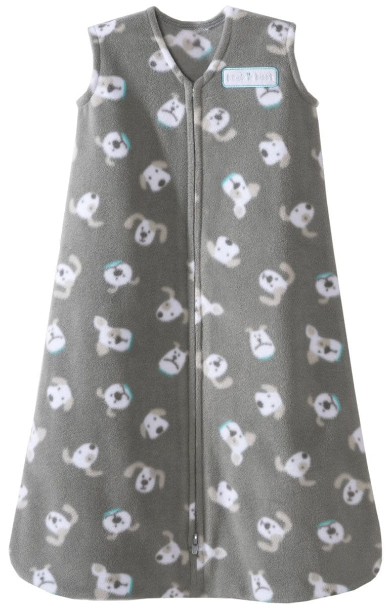 HALO SleepSack Wearable Blanket, Micro-Fleece, Gray Pooch, Small - 10274-HALO