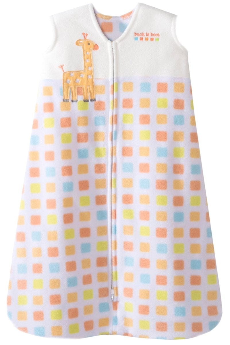 HALO SleepSack Wearable Blanket, Micro-Fleece, Multi Blocks, Large - 10349-HALO