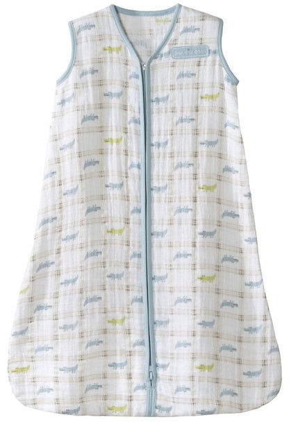 HALO SleepSack Wearable Blanket, Muslin, Gator Plaid, Small - 3545-HALO