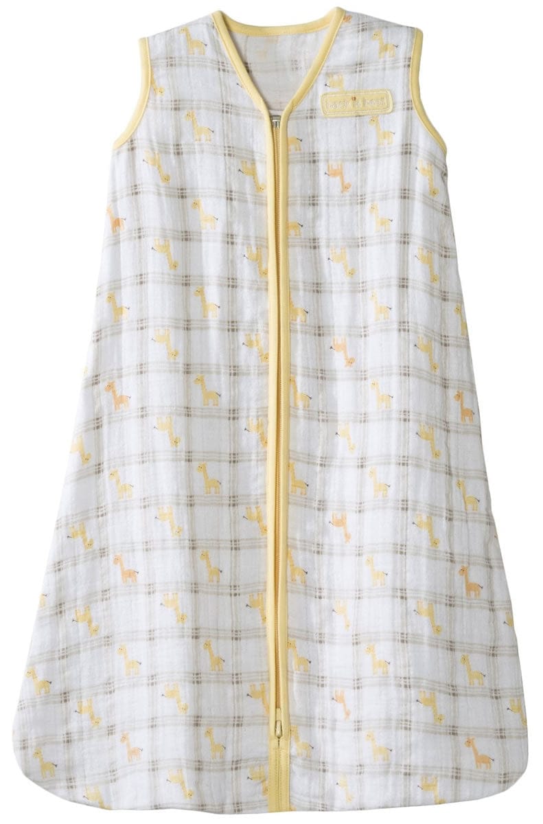 HALO SleepSack Wearable Blanket, Muslin, Giraffe Plaid, Small - 3543-HALO