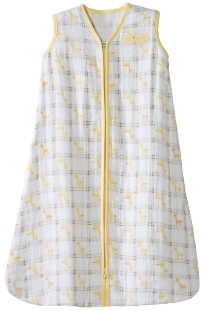 HALO SleepSack Wearable Blanket, Muslin, Giraffe Plaid, Small - 3543-HALO
