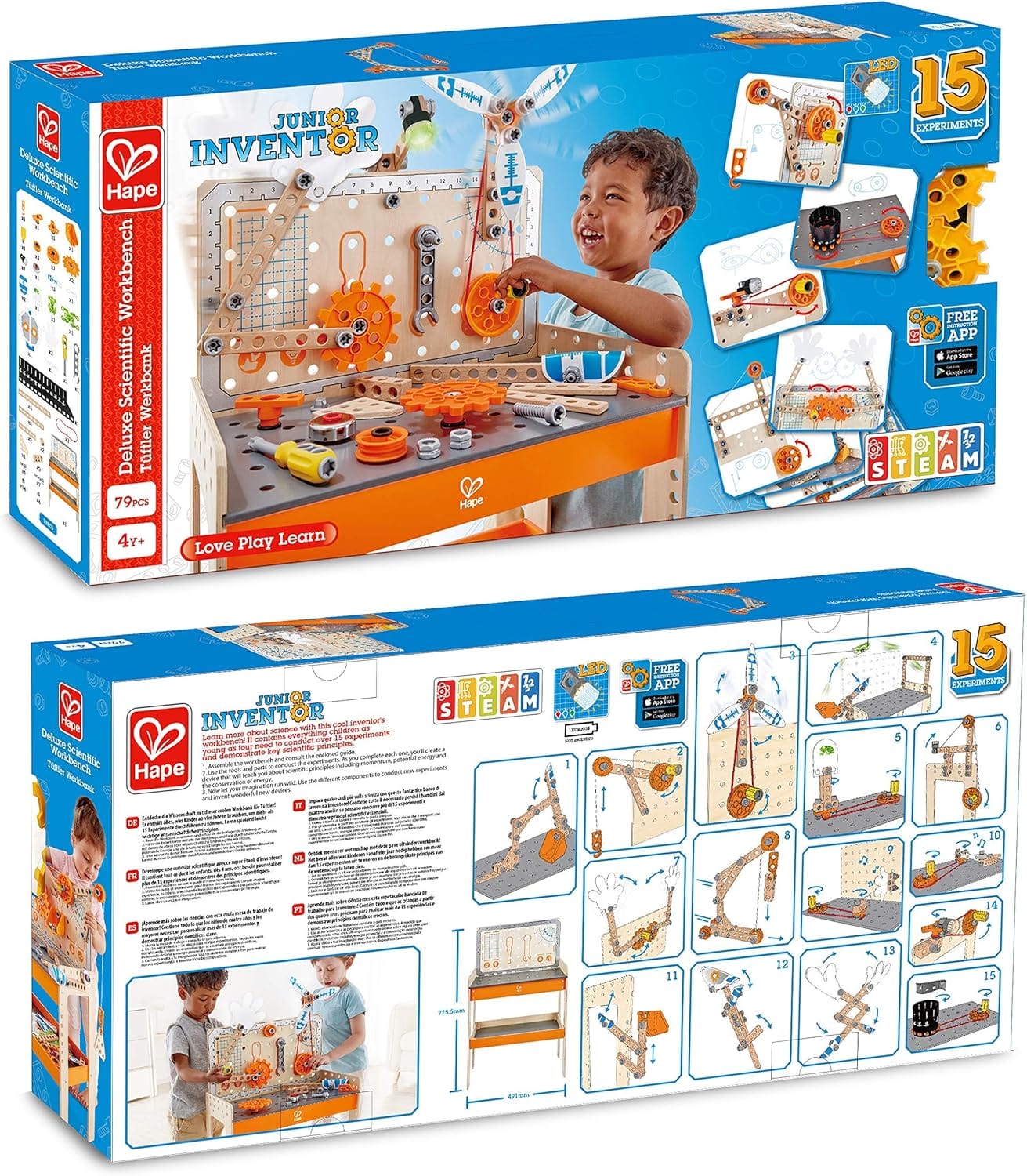 Hape Deluxe Scientific Workbench - E3027
