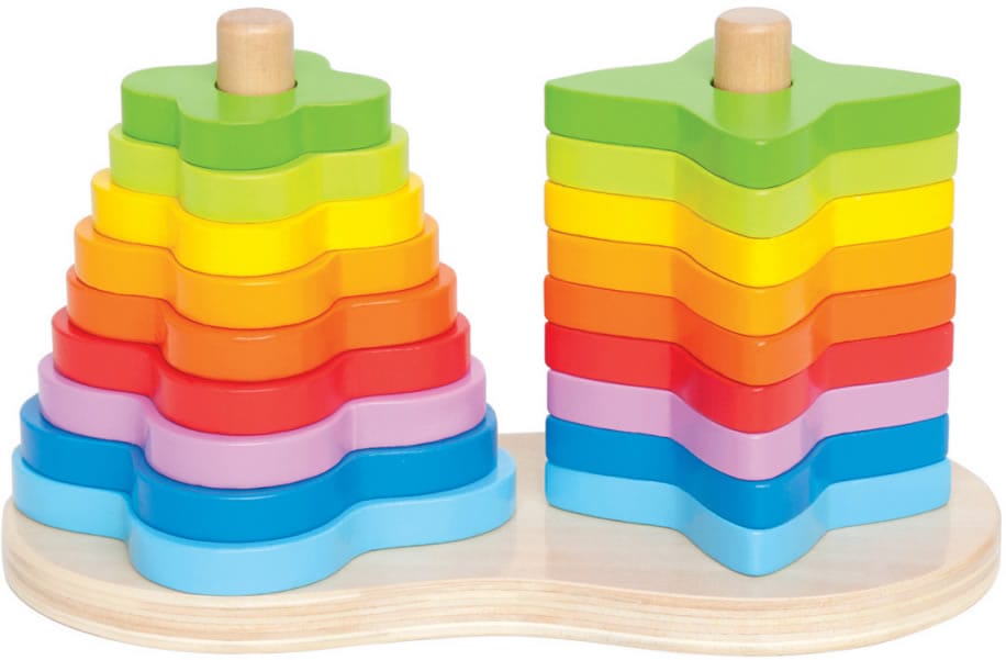 Hape Double Rainbow Stacker - E0406