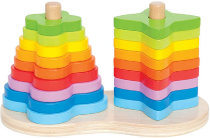 Hape Double Rainbow Stacker - E0406
