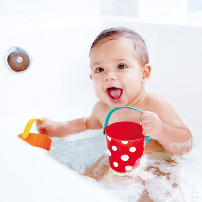 Hape Happy Buckets Set Bath Toy - E0205