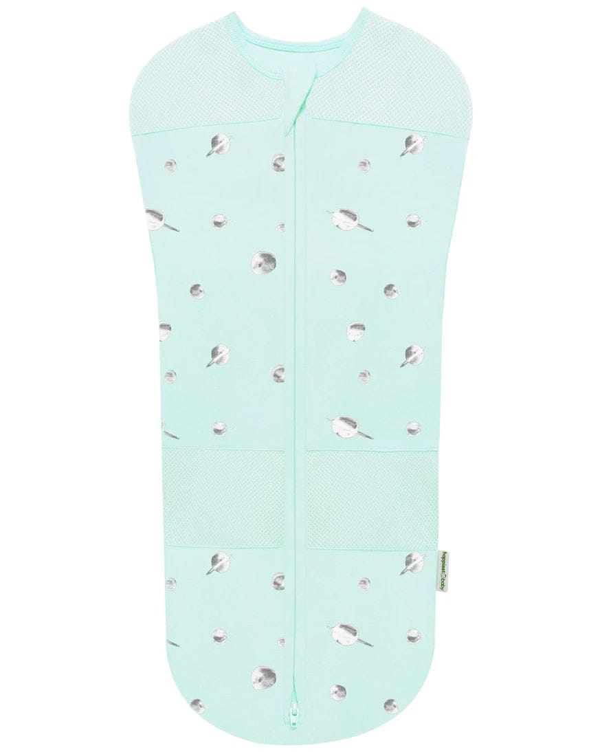 Happiest Baby Sleepea Swaddle - Blue/Green with Planets (Large, 18-26 lbs) - 6345SSXX117