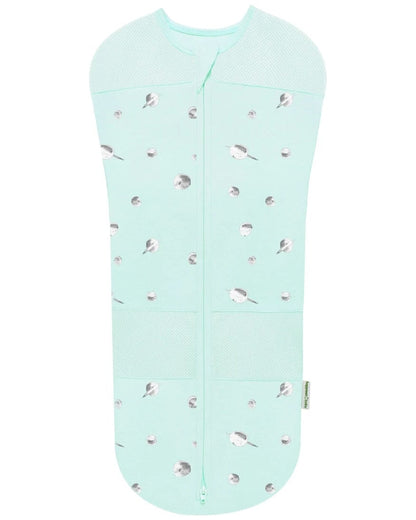 Happiest Baby Sleepea Swaddle - Blue/Green with Planets (Large, 18-26 lbs) - 6345SSXX117