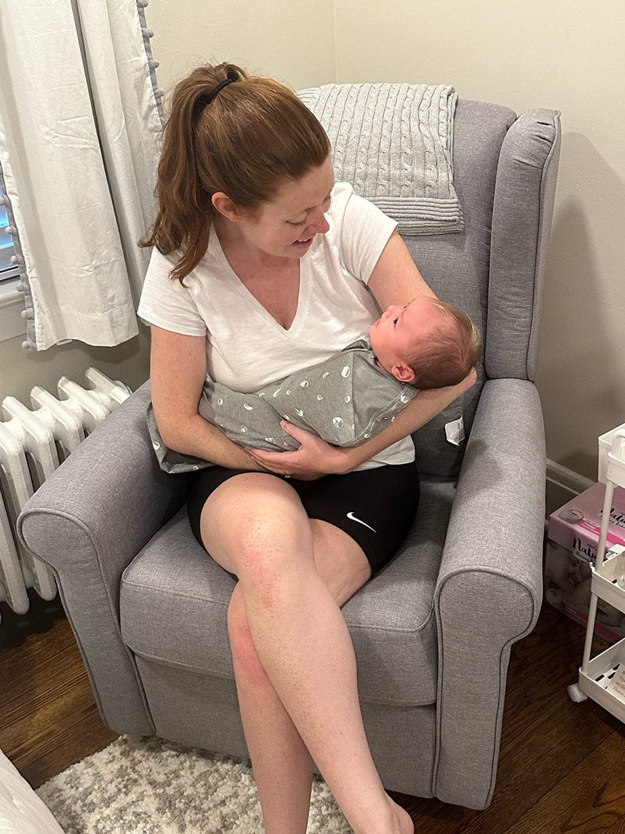 Happiest Baby Sleepea Swaddle - Grey melange with Planets (Small, 5-12 lbs) - 6345SSXX118