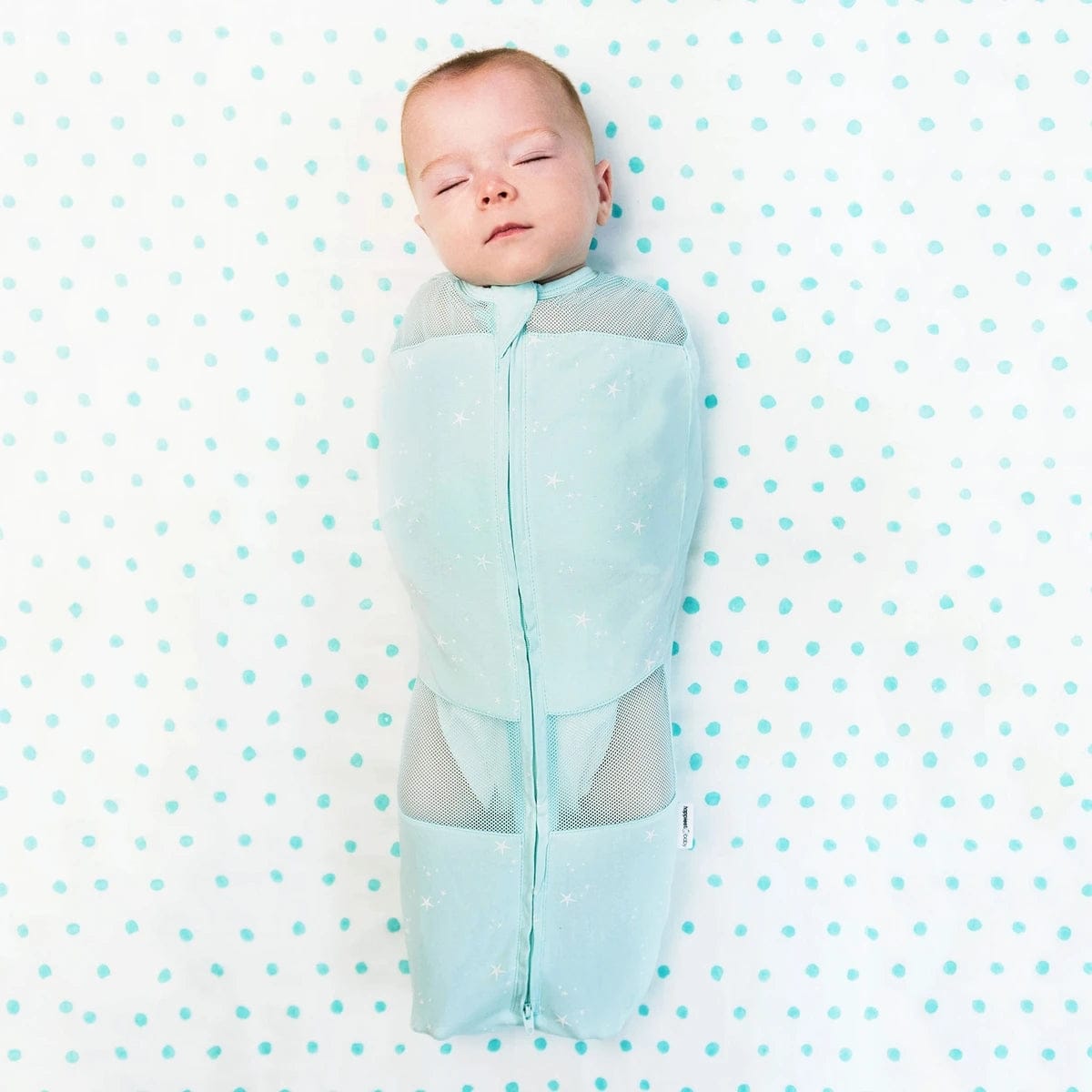Happiest Baby Sleepea Swaddle - White with Black Planets (Small, 5-12 lbs) - 6345SSXX121