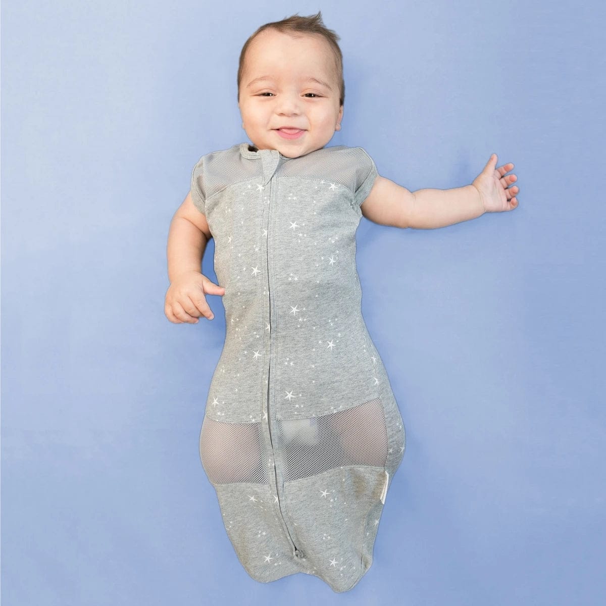 Happiest Baby Sleepea Swaddle - White with Black Planets (Small, 5-12 lbs) - 6345SSXX121