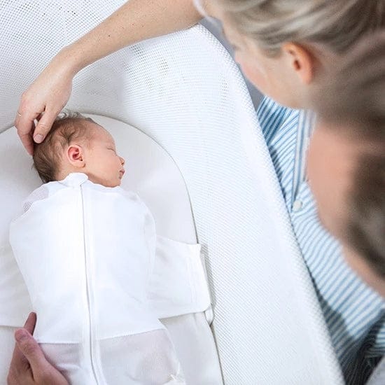 Happiest Baby SNOO Bassinet Fitted Sheet, Organic Cotton - White - 4767snmx200-w