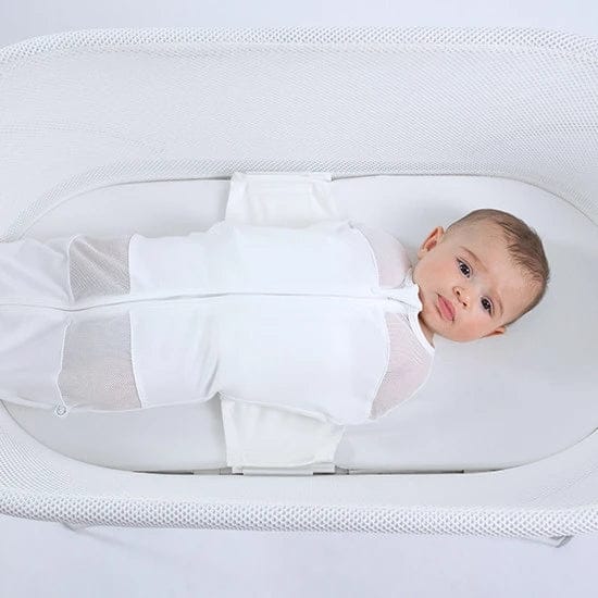Happiest Baby SNOO Bassinet Fitted Sheet, Organic Cotton - White - 4767snmx200-w