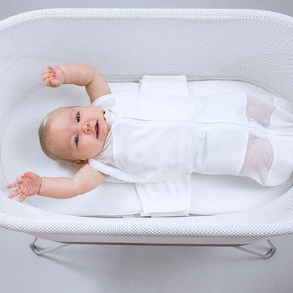 Happiest Baby Snoo Sleep Sack, Medium - White (12-18 lbs) - 5221SNSS101-W